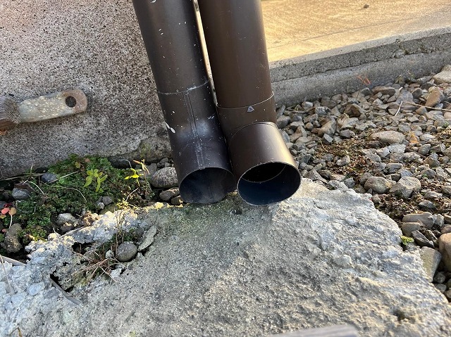 笛吹市　雨樋工事